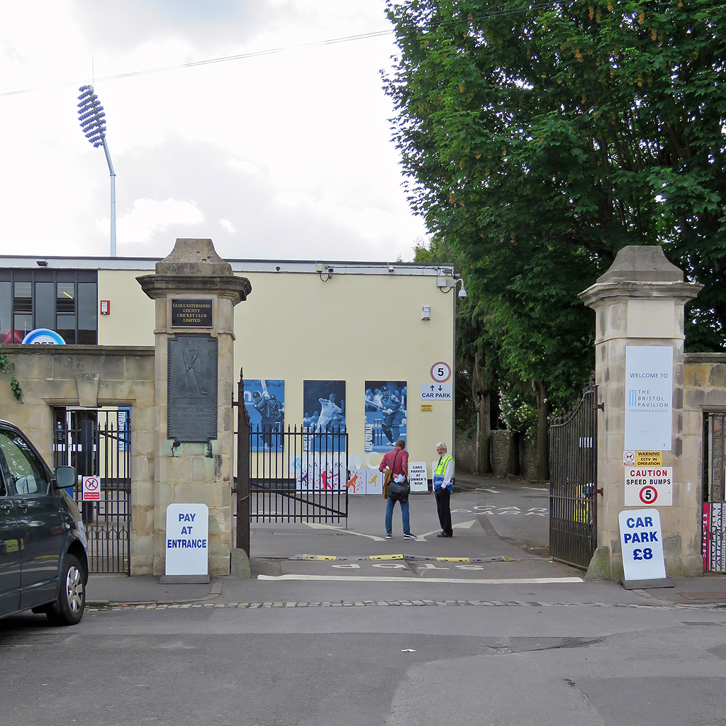 Bristol, the Grace Gates at the County Ground - geograph.org.uk - 5428936